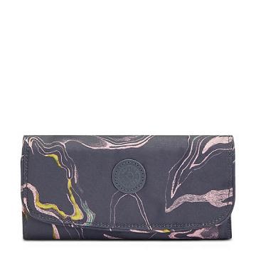 Kipling Money Land Printed Snap Wallet Portefeuille Grijs | NL 1033TC